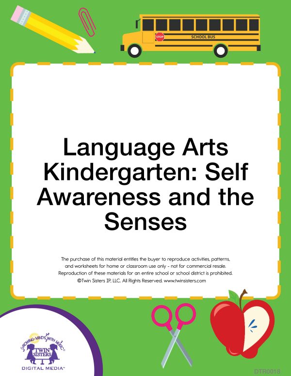 Image Representing Cover Art For Language Arts Kindergarten: Self Awareness And The Senses
