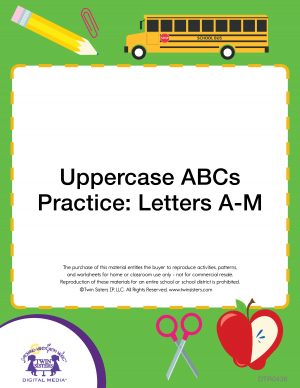 Image representing cover art for Uppercase ABCs Practice: Letters A-M