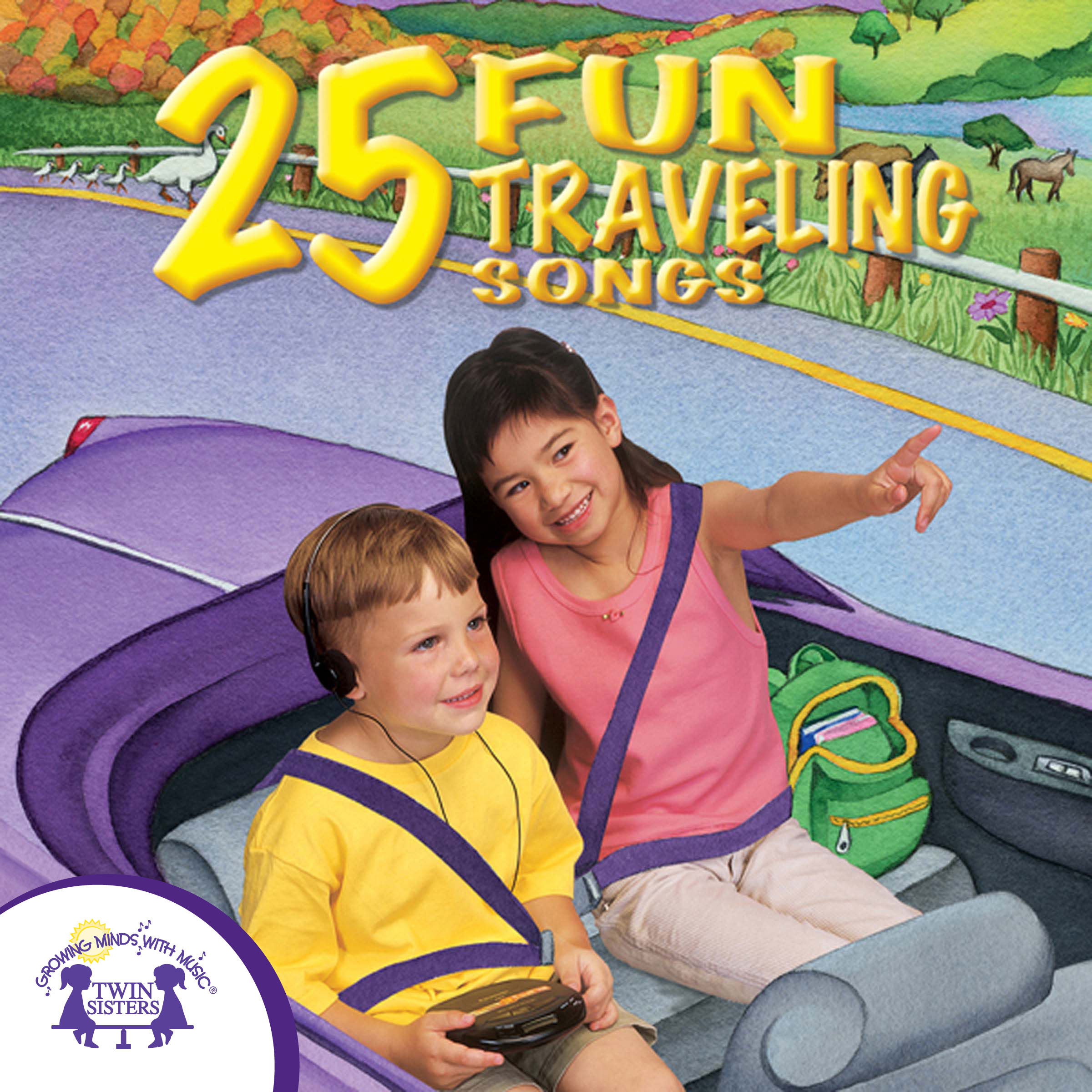 Cover art image for 25 Fun Traveling Songs