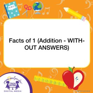 Image representing cover art for Facts of 1 (Addition - WITHOUT ANSWERS)