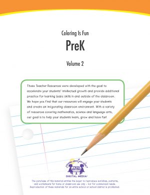 Image representing cover art for Coloring Is Fun: PreK Volume 2