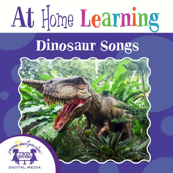 Image Representing Cover Art For At Home Learning Dinosaur Songs