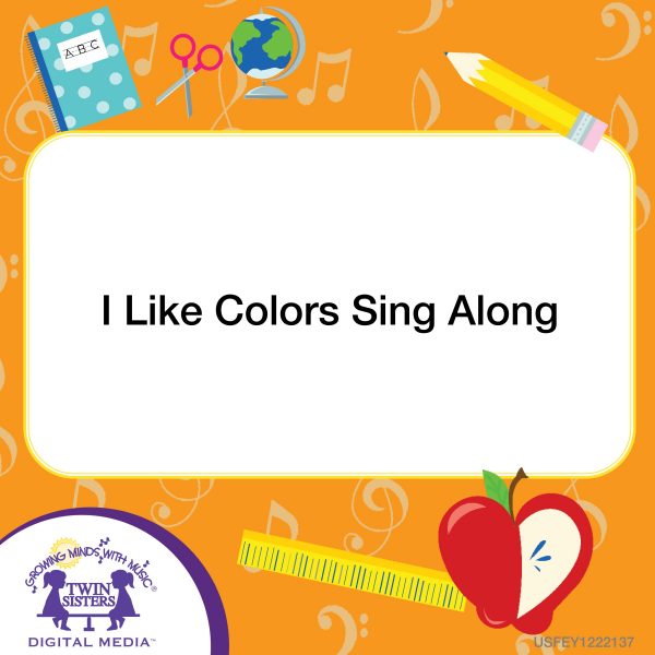 Image Representing Cover Art For I Like Colors Sing Along