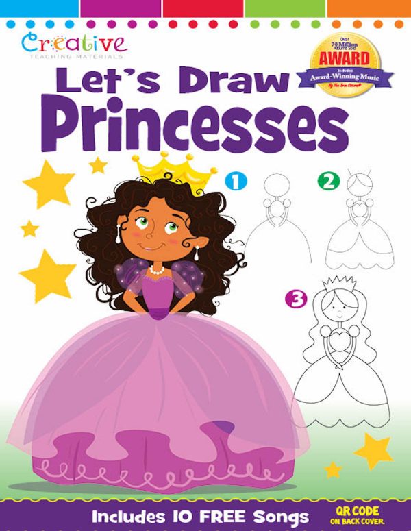 Cover Art For Let'S Draw Princesses
