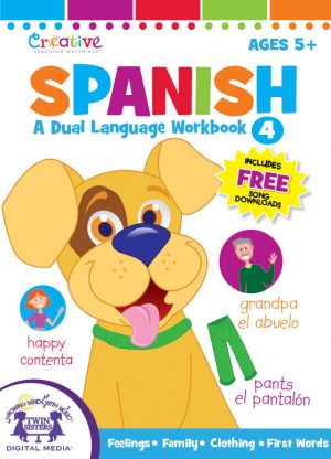 Cover art for Spanish A Dual Language Workbook Volume 4