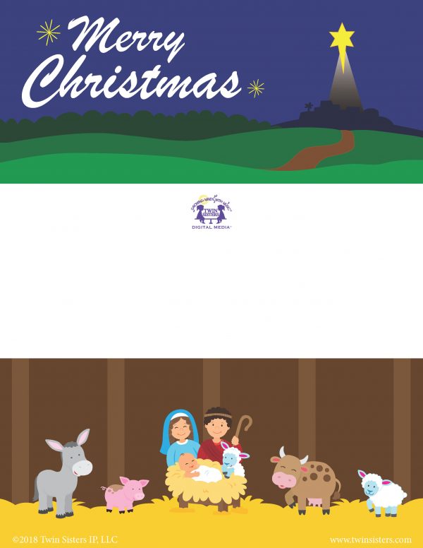Merry Christmas Gift Certificate (Manger)