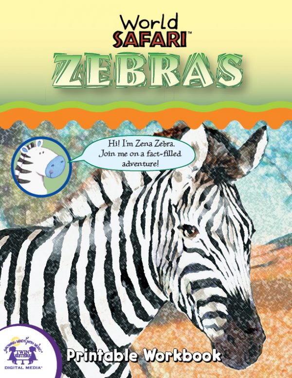 Cover Art For World Safari - Zebras