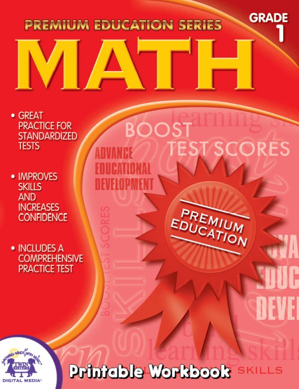 Cover Art For Premium Ed Math Grade 1