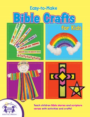 Cover art for Easy-to-Make Bible Crafts for Kids