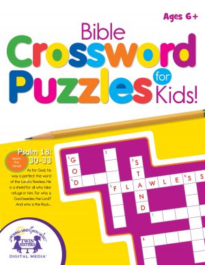 Cover art for Bible Crossword Puzzles For Kids