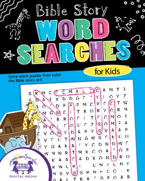 Cover art for Bible Story Word Searches for Kids