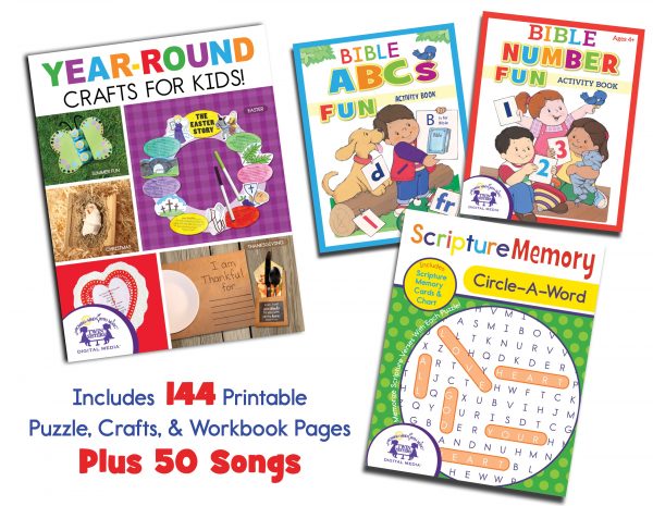 Cover art for Bible Crafts & Puzzles Bundle